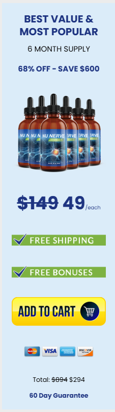Nu Nerve 6 Month Supply